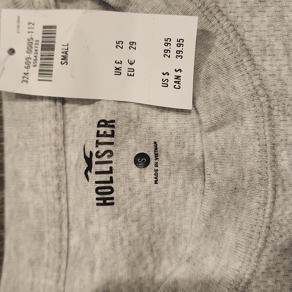 NWT MENS SMALL HOLLISTER LONG SLEEVE - Picture 2 of 3